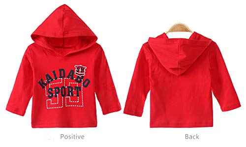 Yao 1T-5T Kleinkind Jungen Kleidung, Herbst Baby Boy 3-teiliges Bekleidungsset, Denim-Weste Baumwolle Hoodies Jeans für Kinder
