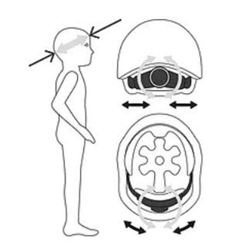 Scoot and Ride Babyhelm mit verstellbaren Trägern, Mattes Finish, Größen XXS, inklusive LED-Sicherheitslicht und weicher Fleece-Polsterung für zusätzlichen Schutz