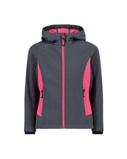 CMP Unisex Children's Kid G-jacket with Fixed Hood Softshell Jacket 