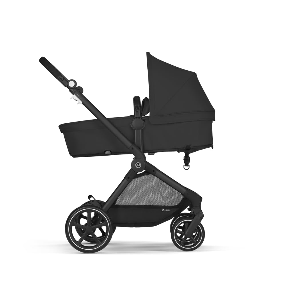CYBEX Gold Kinderwagen EOS 2-in-1, Reisesystem, Ab Geburt bis 22 kg (ca. 4 Jahre), Lava Grey