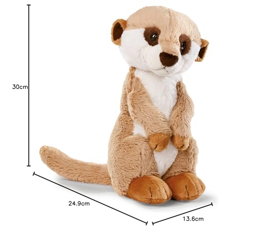 NICI Kuscheltier Erdmännchen 15 cm – Erdmännchen Plüschtier für Mädchen, Jungen & Babys – Flauschiges Stofftier Erdmännchen zum Kuscheln, Spielen und Schlafen – Gemütliches Schmusetier – 46343