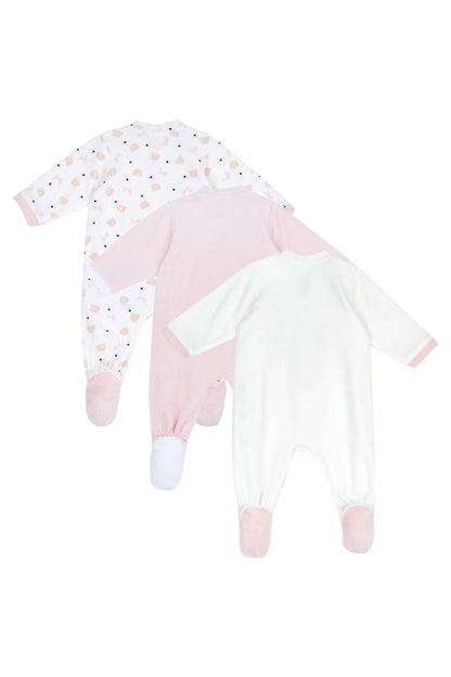 Chicco Baby Mädchen Pyjama-Set (3er-Pack)