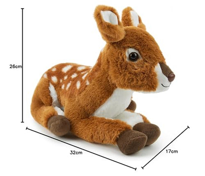 Zappi Co Rhinoceros Rhinoceros Plush Toy (22 cm) Horned Miracle - Soft, Cuddly, 100% Recycled - Mighty African Friend