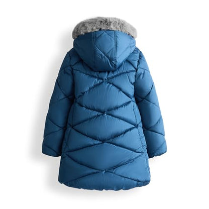 Sunny Sprout Girls' Winter Coats with Hood - Girls' Outerwear Winter Puffer Jacket with Heavy Fleece Lining | Children's Jackets &amp; Coats 