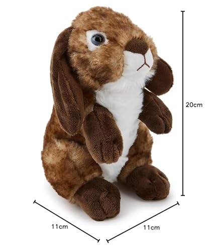 Zappi Co 100% recycelte Plüsch-Plüschtiere - Weiche und kuschelige Stofftiere, perfekte Begleiter für Kinder und Neugeborene (13-15cm) (Elefant)