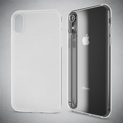 NALIA Transparente Silikonhülle für iPhone XR – Anti-Gelb & Rutschfest – GLAZE (Handyhülle Kristallklar, Schlank & Stoßfest) – Marke aus Berlin