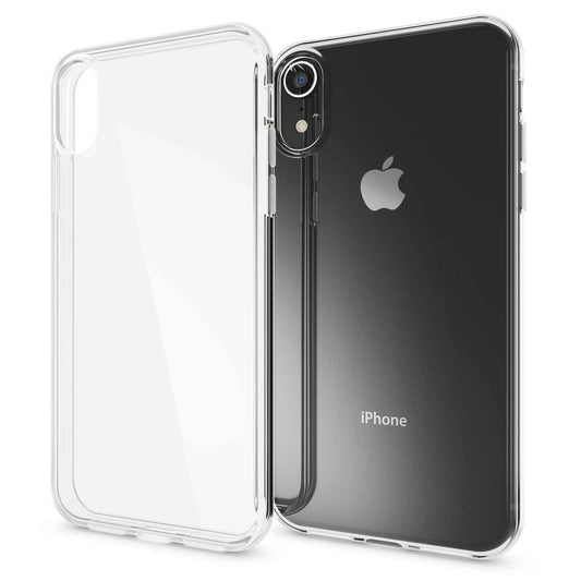 NALIA Transparente Silikonhülle für iPhone XR – Anti-Gelb & Rutschfest – GLAZE (Handyhülle Kristallklar, Schlank & Stoßfest) – Marke aus Berlin