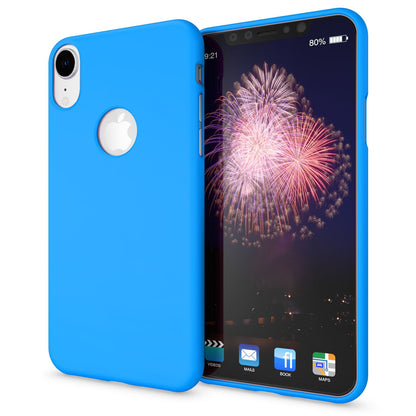 NALIA Neon Silikonhülle für iPhone XR – Soft-Touch & Signal-Neon – NEONSHOCK (Matte Schutzhülle) – Marke aus Berlin