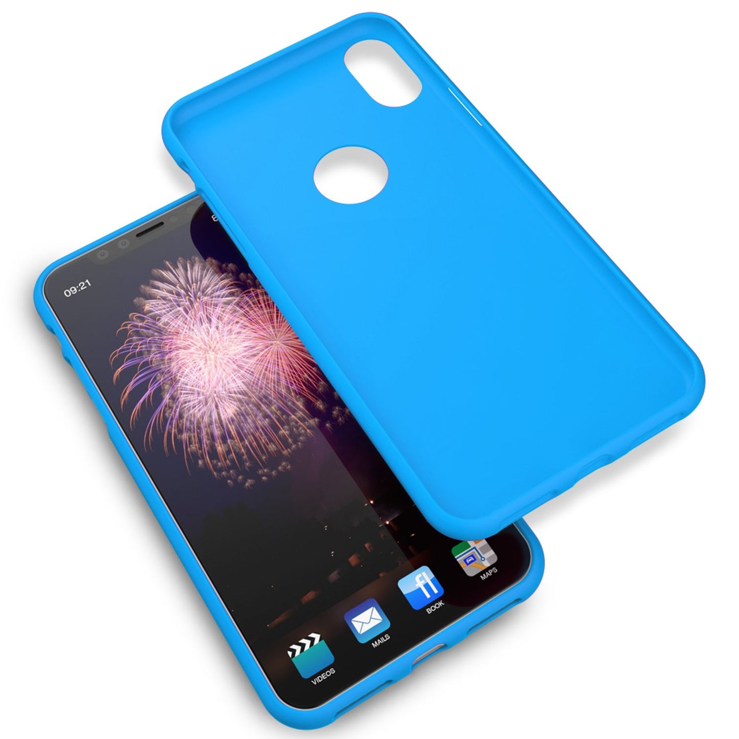 NALIA Neon Silikonhülle für iPhone XR – Soft-Touch & Signal-Neon – NEONSHOCK (Matte Schutzhülle) – Marke aus Berlin