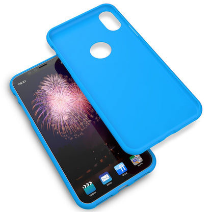 NALIA Neon Silikonhülle für iPhone XR – Soft-Touch & Signal-Neon – NEONSHOCK (Matte Schutzhülle) – Marke aus Berlin