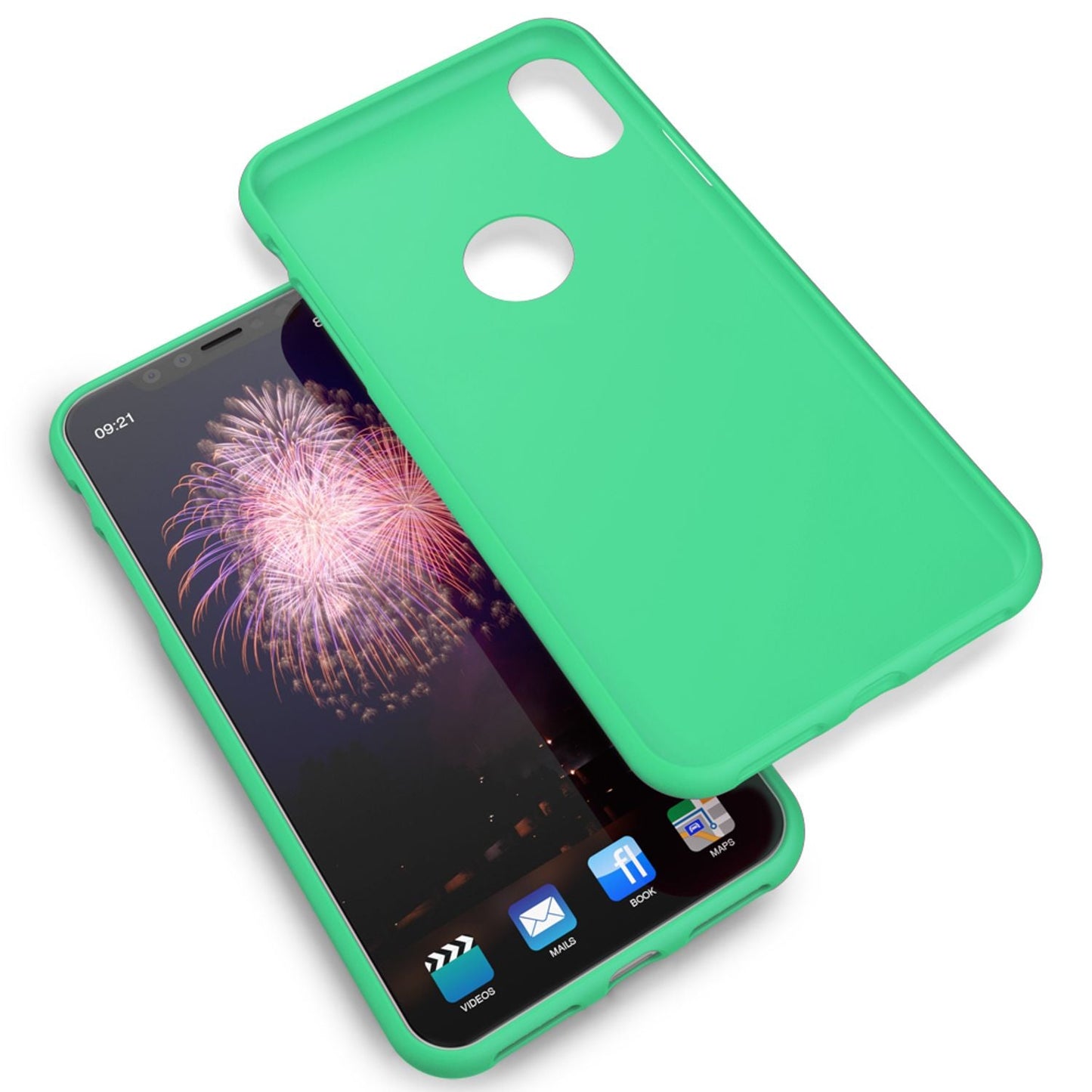 NALIA Neon Silikonhülle für iPhone XR – Soft-Touch & Signal-Neon – NEONSHOCK (Matte Schutzhülle) – Marke aus Berlin