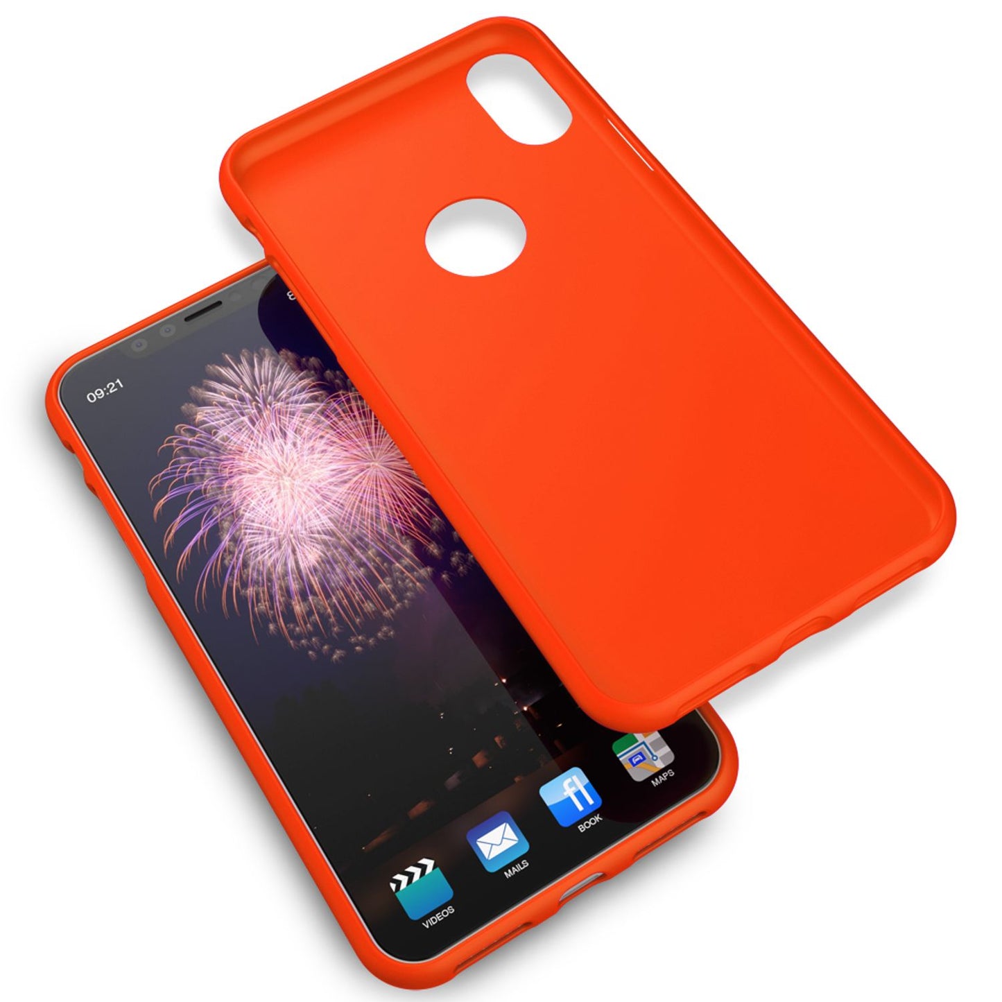 NALIA Neon Silikonhülle für iPhone XR – Soft-Touch & Signal-Neon – NEONSHOCK (Matte Schutzhülle) – Marke aus Berlin