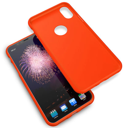 NALIA Neon Silikonhülle für iPhone XR – Soft-Touch & Signal-Neon – NEONSHOCK (Matte Schutzhülle) – Marke aus Berlin