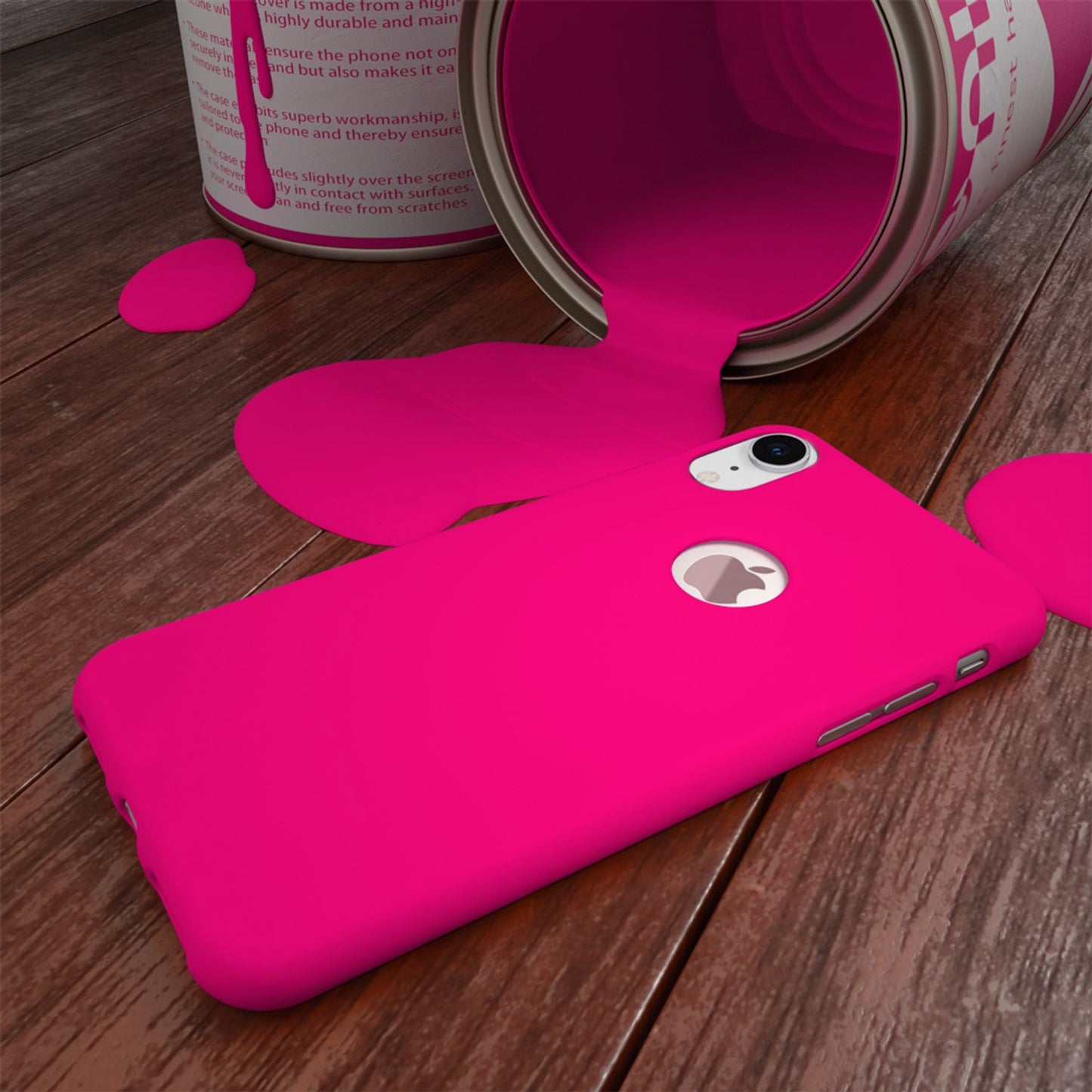 NALIA Neon Silikonhülle für iPhone XR – Soft-Touch & Signal-Neon – NEONSHOCK (Matte Schutzhülle) – Marke aus Berlin
