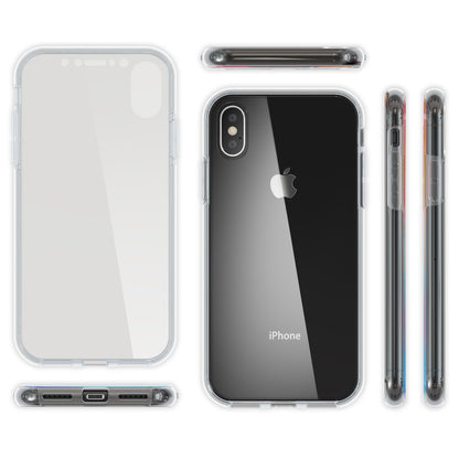 NALIA 360° Hülle für iPhone X / XS – Vorne & Hinten Schutz – 360GUARD (Full-Body Case) – Marke aus Berlin