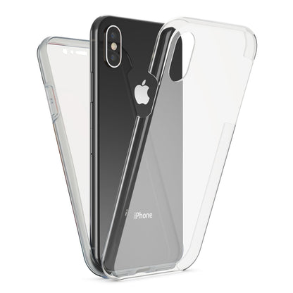 NALIA 360° Hülle für iPhone X / XS – Vorne & Hinten Schutz – 360GUARD (Full-Body Case) – Marke aus Berlin