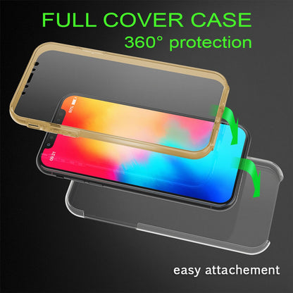 NALIA 360° Hülle für iPhone X / XS – Vorne & Hinten Schutz – 360GUARD (Full-Body Case) – Marke aus Berlin
