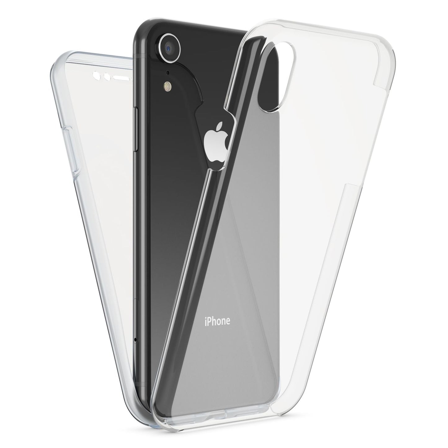 NALIA 360° Hülle für iPhone XR – Vorne & Hinten Schutz – 360GUARD (Full-Body Case) – Marke aus Berlin