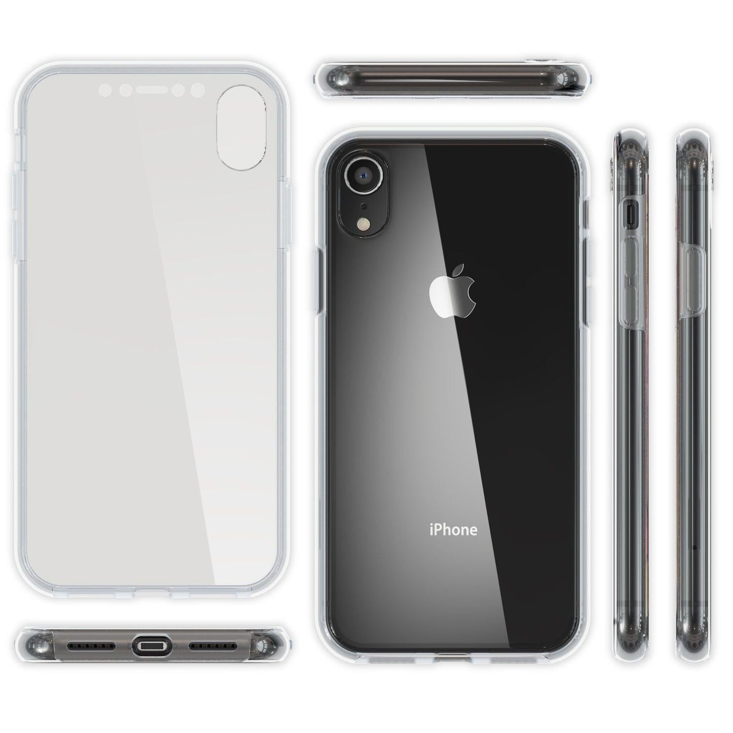 NALIA 360° Hülle für iPhone XR – Vorne & Hinten Schutz – 360GUARD (Full-Body Case) – Marke aus Berlin