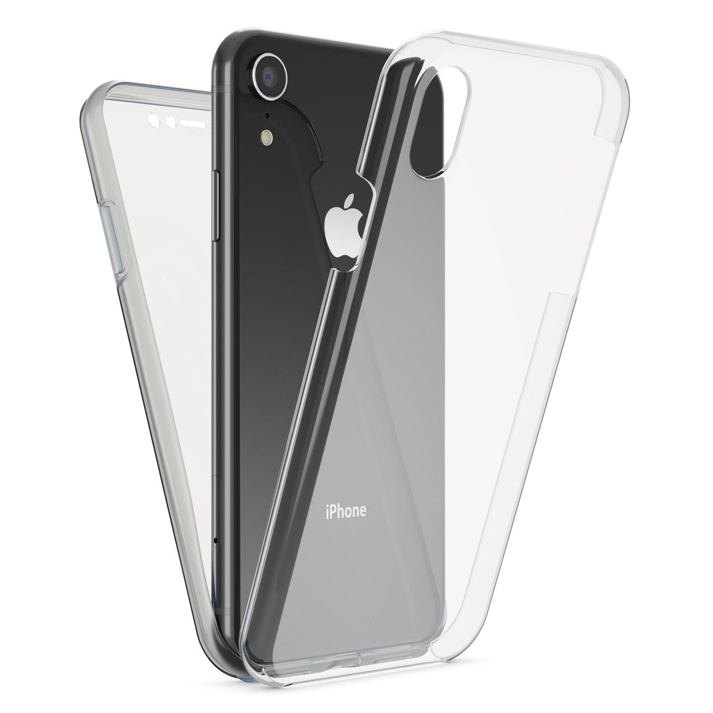 NALIA 360° Hülle für iPhone XR – Vorne & Hinten Schutz – 360GUARD (Full-Body Case) – Marke aus Berlin