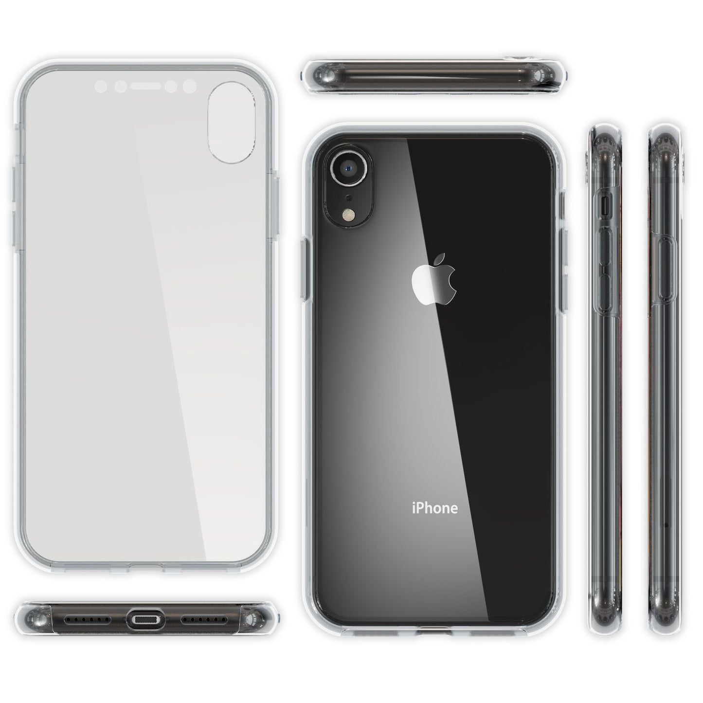 NALIA 360° Hülle für iPhone XR – Vorne & Hinten Schutz – 360GUARD (Full-Body Case) – Marke aus Berlin