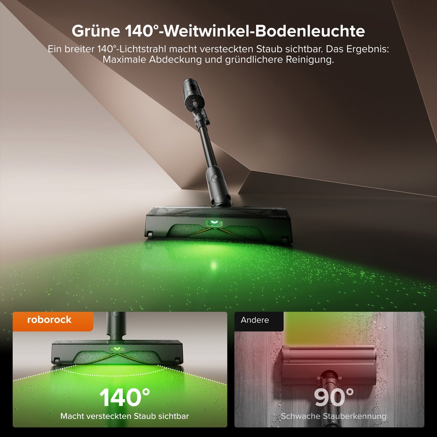 Roborock H60 Hub Ultra Akku-Staubsauger mit Absaugstation