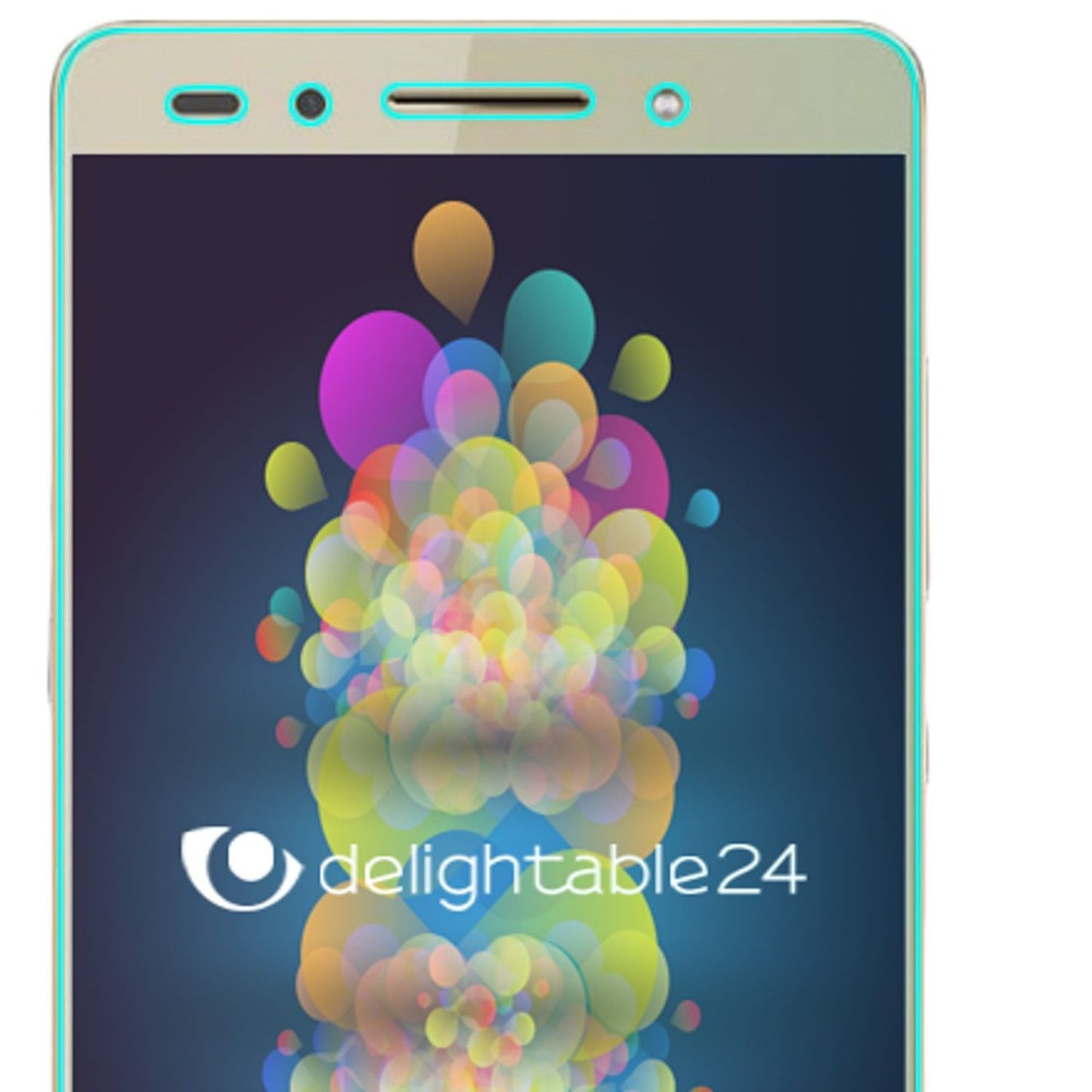 NALIA Schutzglas kompatibel mit Huawei Honor 7, Full-Cover Displayschutz Handy-Folie, 9H Härte Glas-Schutzfolie Bildschirm-Abdeckung Schutz-Film Phone HD Screen Protector Tempered Glass - Transparent