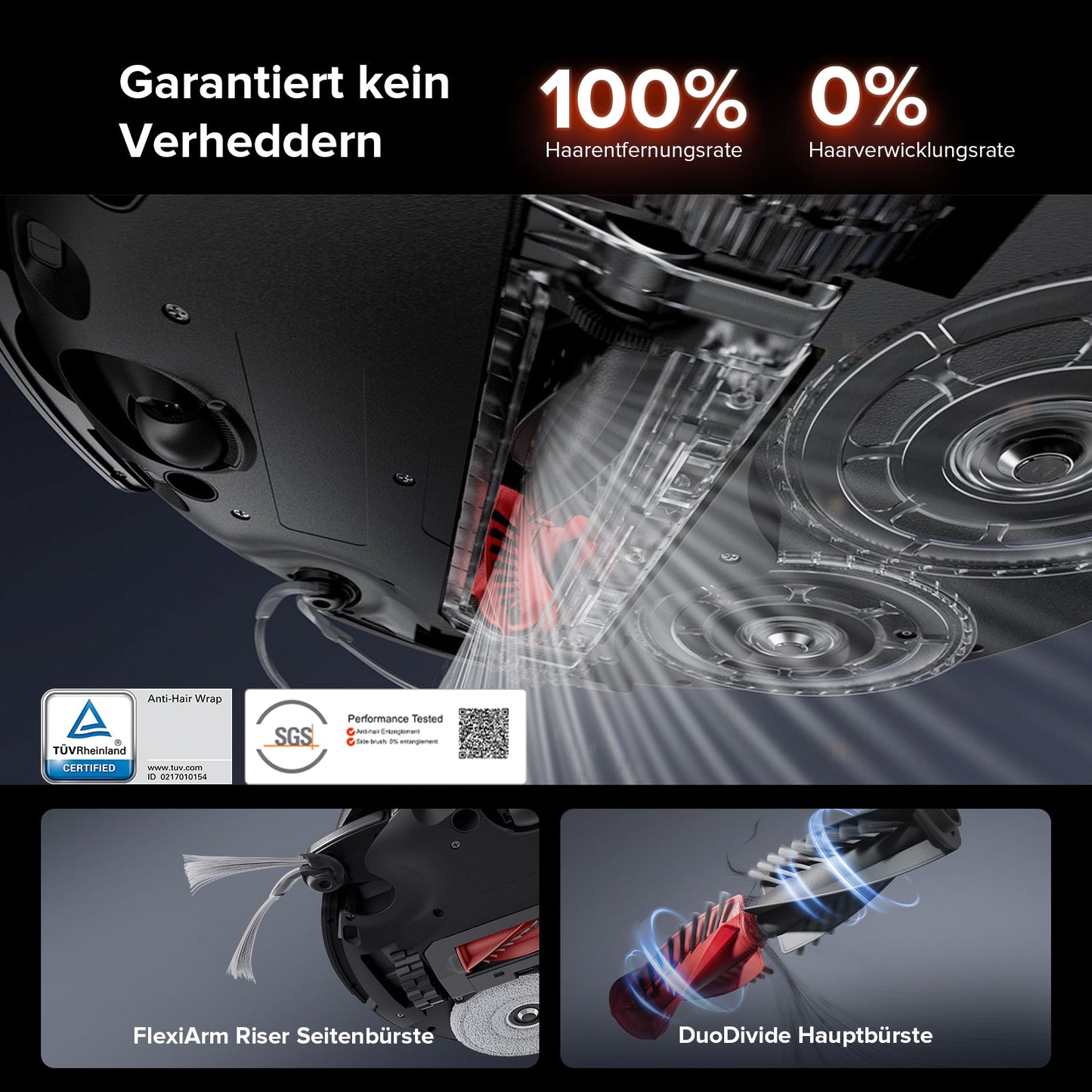 Roborock Saros 10R Saugroboter mit Wischfunktion & abnehmbarem Wischmopp