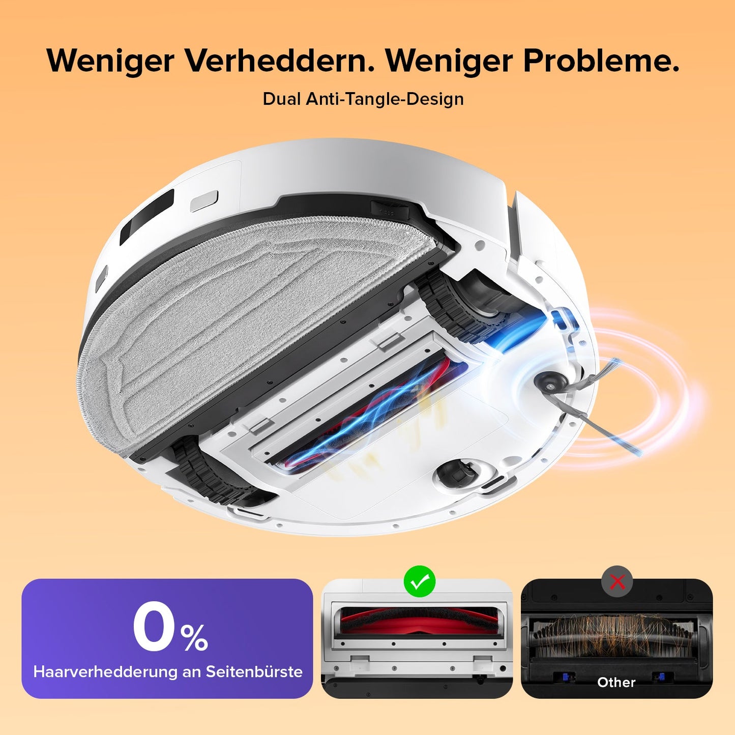Roborock Q10 S5 Set Saug- und Wischroboter mit zusätzlichem Wischtuch*2 Stk.