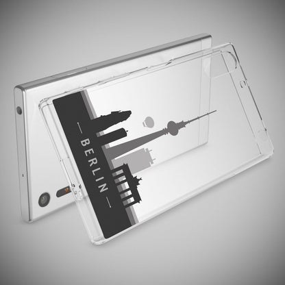 NALIA Handyhülle kompatibel mit Sony Xperia XZ, Slim Silikon Motiv Case Phone Cover Crystal Schutzhülle Dünn Durchsichtig, Etui Handy-Tasche Transparent Backcover Bumper