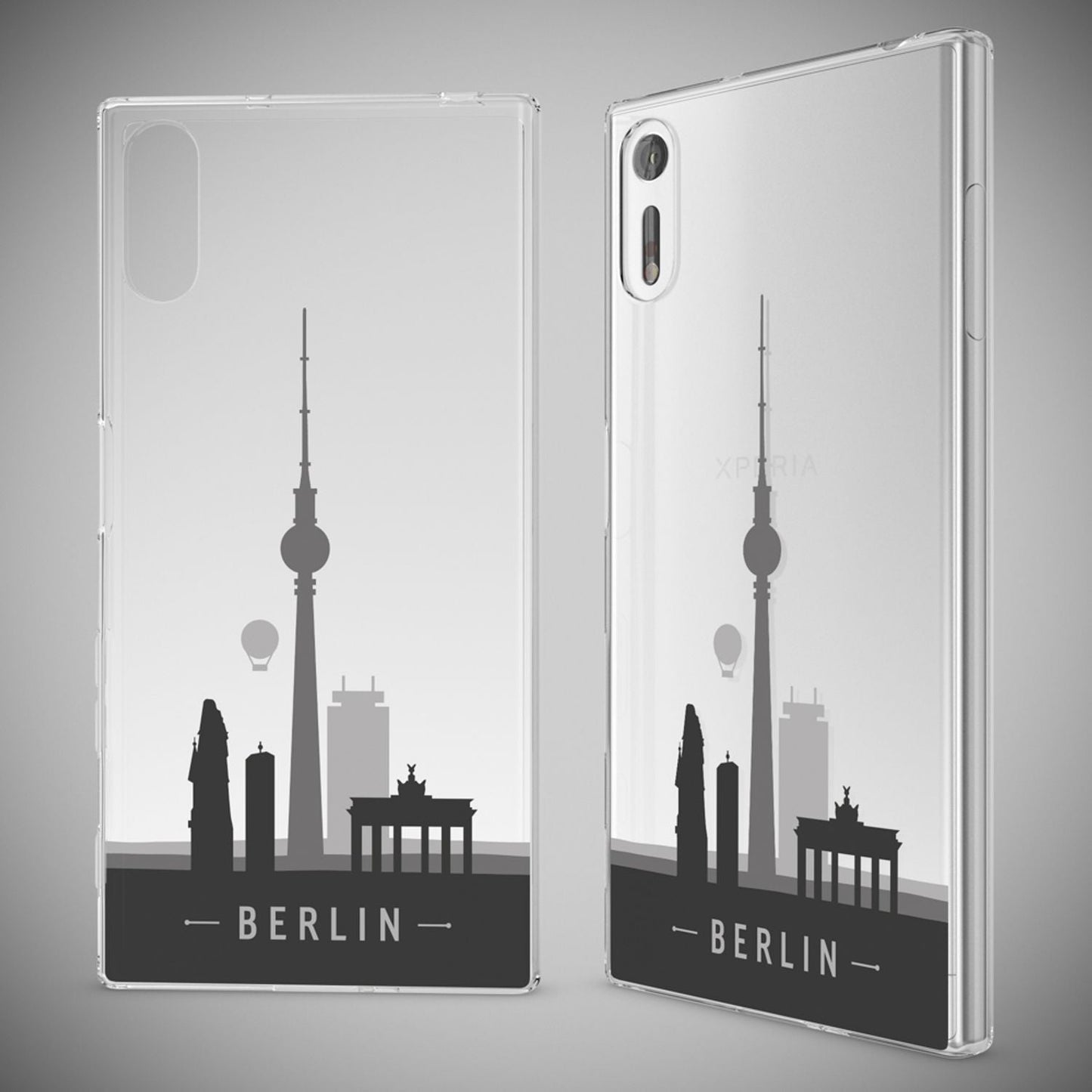 NALIA Handyhülle kompatibel mit Sony Xperia XZ, Slim Silikon Motiv Case Phone Cover Crystal Schutzhülle Dünn Durchsichtig, Etui Handy-Tasche Transparent Backcover Bumper