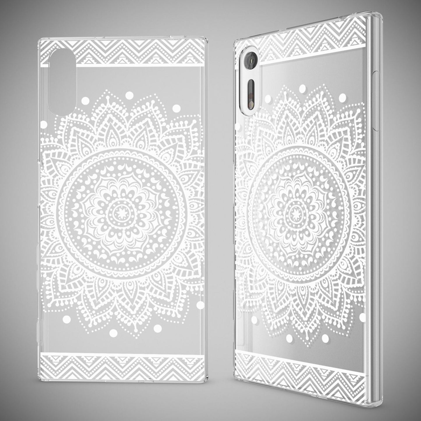 NALIA Handyhülle kompatibel mit Sony Xperia XZ, Slim Silikon Motiv Case Phone Cover Crystal Schutzhülle Dünn Durchsichtig, Etui Handy-Tasche Transparent Backcover Bumper