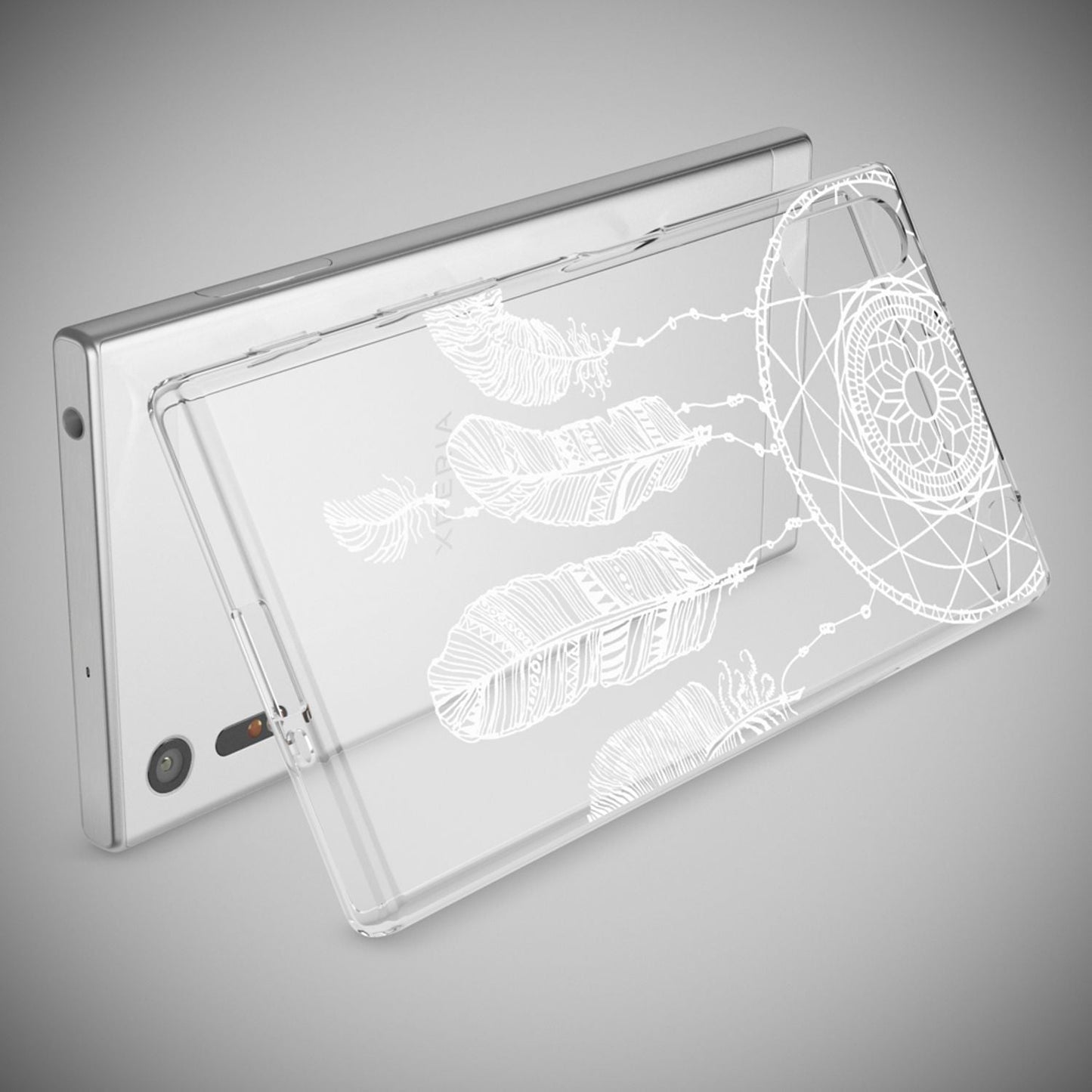 NALIA Handyhülle kompatibel mit Sony Xperia XZ, Slim Silikon Motiv Case Phone Cover Crystal Schutzhülle Dünn Durchsichtig, Etui Handy-Tasche Transparent Backcover Bumper
