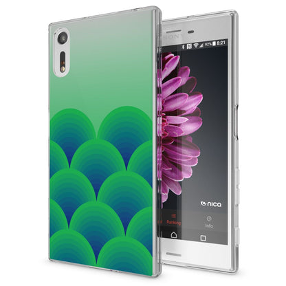 NALIA Handyhülle kompatibel mit Sony Xperia XZ, Slim Silikon Motiv Case Phone Cover Crystal Schutzhülle Dünn Durchsichtig, Etui Handy-Tasche Transparent Backcover Bumper