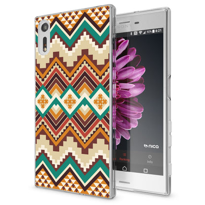 NALIA Handyhülle kompatibel mit Sony Xperia XZ, Slim Silikon Motiv Case Phone Cover Crystal Schutzhülle Dünn Durchsichtig, Etui Handy-Tasche Transparent Backcover Bumper