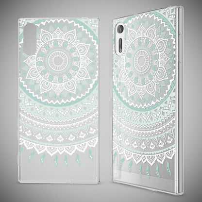 NALIA Handyhülle kompatibel mit Sony Xperia XZ, Slim Silikon Motiv Case Phone Cover Crystal Schutzhülle Dünn Durchsichtig, Etui Handy-Tasche Transparent Backcover Bumper