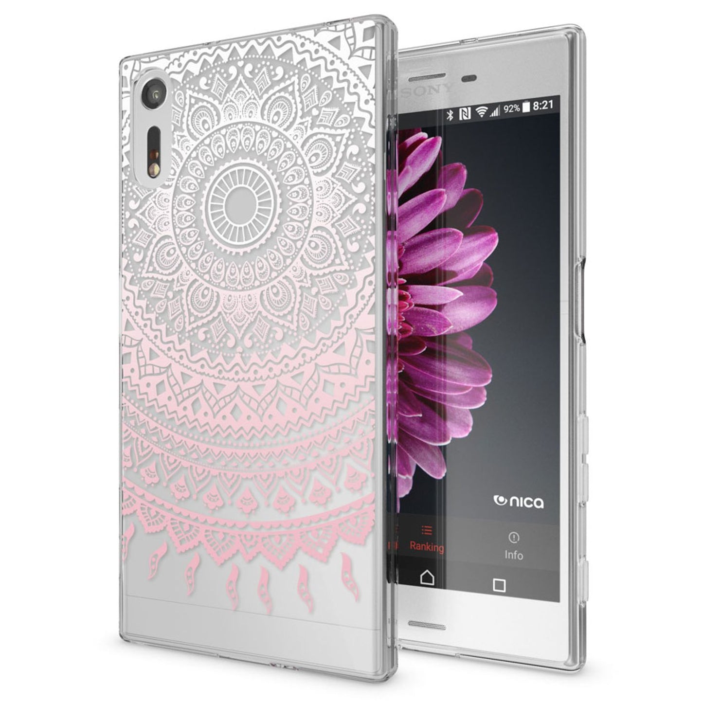 NALIA Handyhülle kompatibel mit Sony Xperia XZ, Slim Silikon Motiv Case Phone Cover Crystal Schutzhülle Dünn Durchsichtig, Etui Handy-Tasche Transparent Backcover Bumper