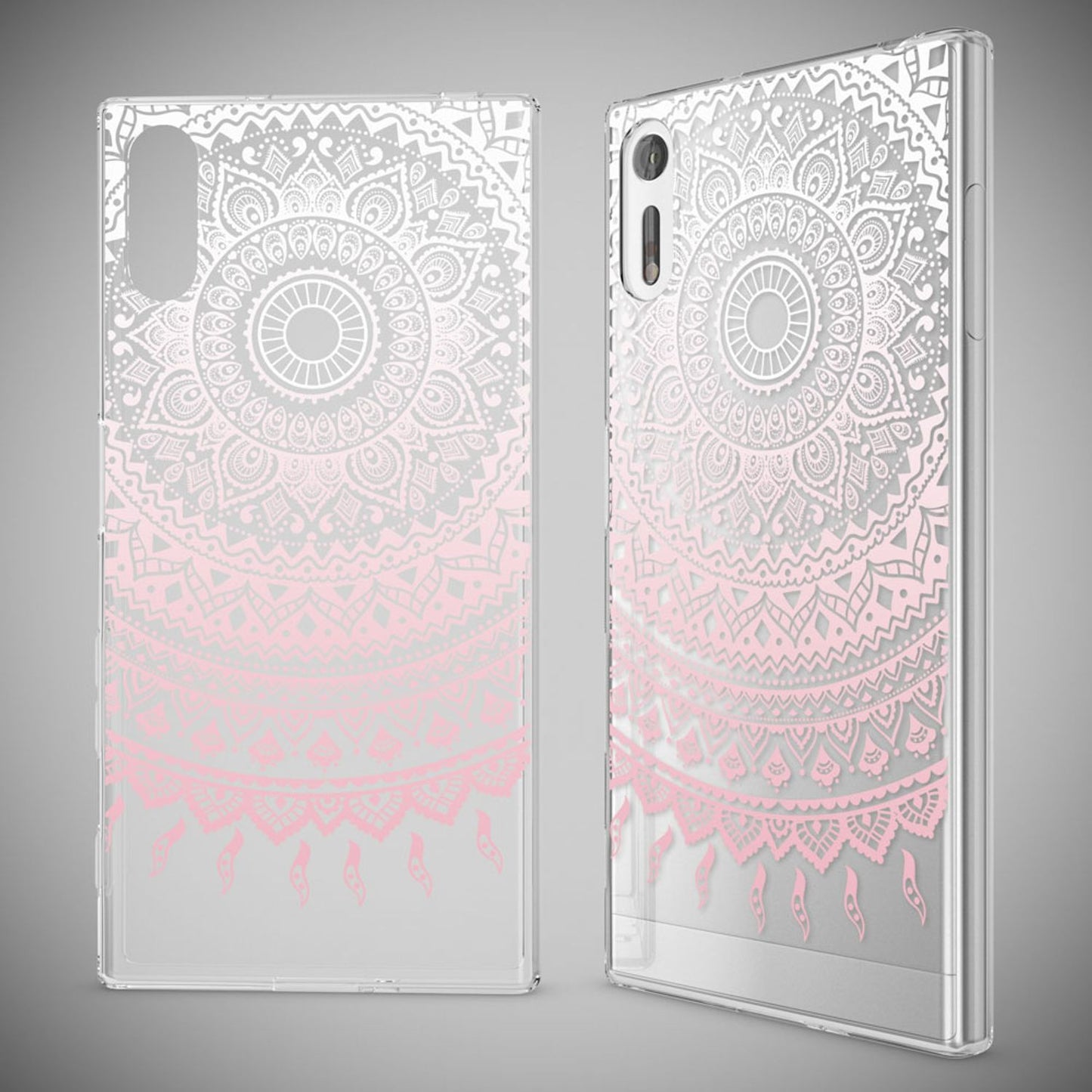 NALIA Handyhülle kompatibel mit Sony Xperia XZ, Slim Silikon Motiv Case Phone Cover Crystal Schutzhülle Dünn Durchsichtig, Etui Handy-Tasche Transparent Backcover Bumper