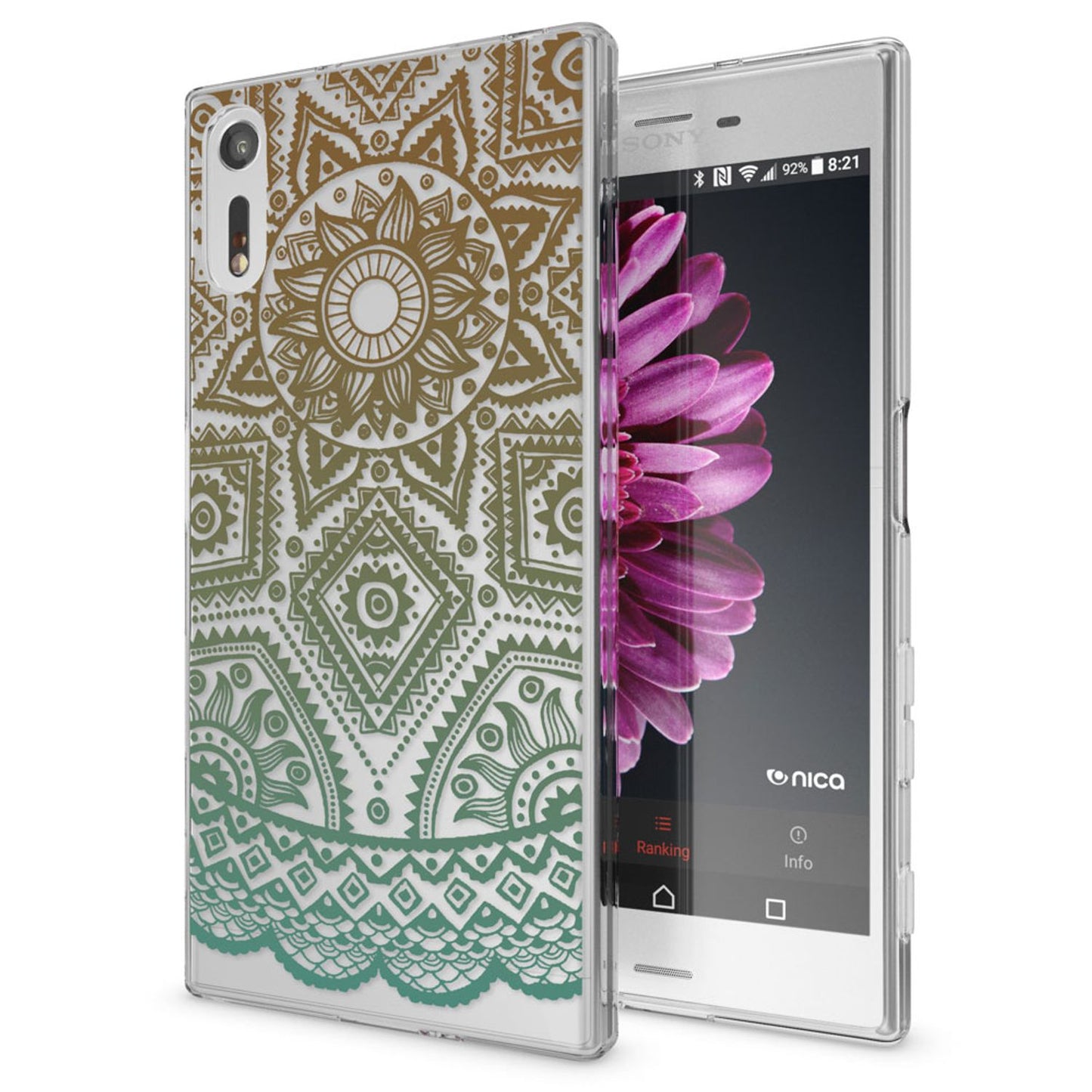 NALIA Handyhülle kompatibel mit Sony Xperia XZ, Slim Silikon Motiv Case Phone Cover Crystal Schutzhülle Dünn Durchsichtig, Etui Handy-Tasche Transparent Backcover Bumper