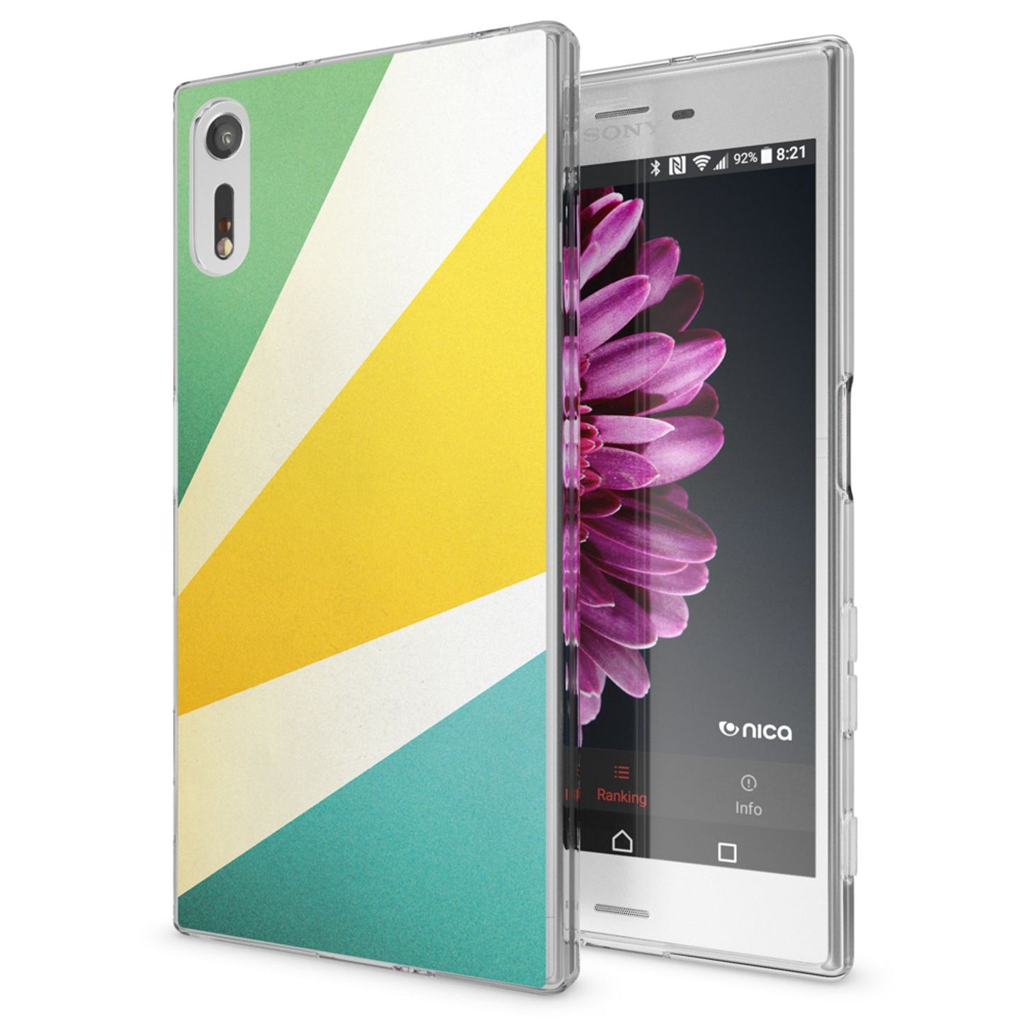 NALIA Handyhülle kompatibel mit Sony Xperia XZ, Slim Silikon Motiv Case Phone Cover Crystal Schutzhülle Dünn Durchsichtig, Etui Handy-Tasche Transparent Backcover Bumper