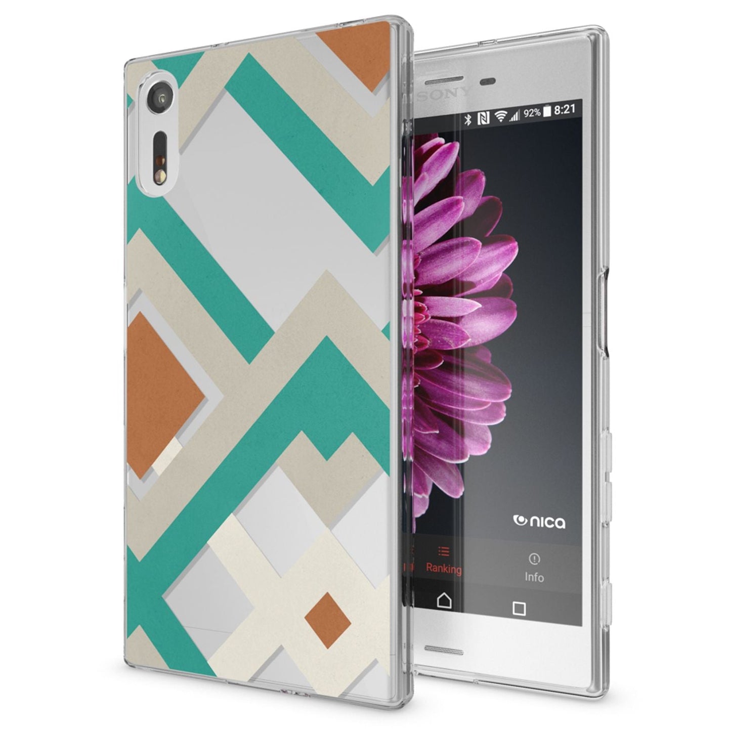 NALIA Handyhülle kompatibel mit Sony Xperia XZ, Slim Silikon Motiv Case Phone Cover Crystal Schutzhülle Dünn Durchsichtig, Etui Handy-Tasche Transparent Backcover Bumper