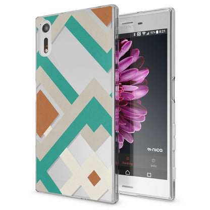 NALIA Handyhülle kompatibel mit Sony Xperia XZ, Slim Silikon Motiv Case Phone Cover Crystal Schutzhülle Dünn Durchsichtig, Etui Handy-Tasche Transparent Backcover Bumper