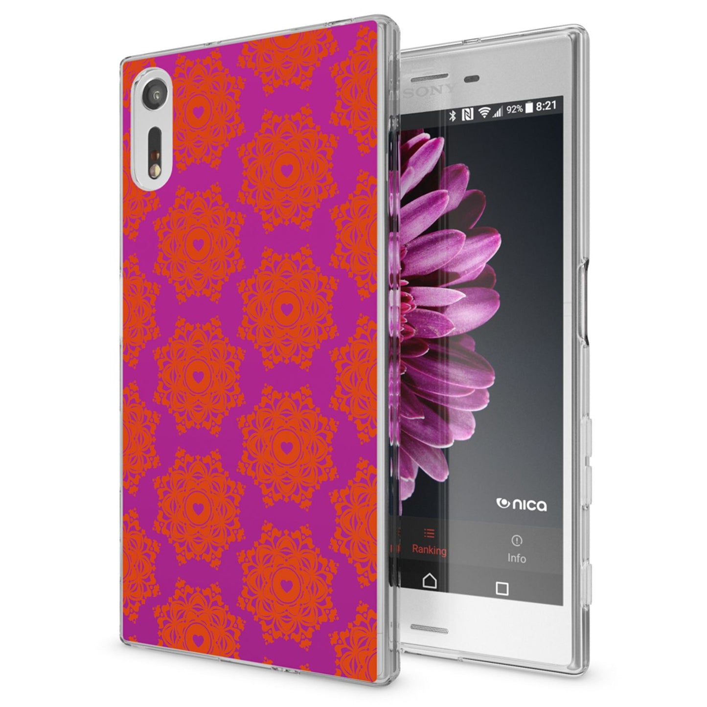 NALIA Handyhülle kompatibel mit Sony Xperia XZ, Slim Silikon Motiv Case Phone Cover Crystal Schutzhülle Dünn Durchsichtig, Etui Handy-Tasche Transparent Backcover Bumper