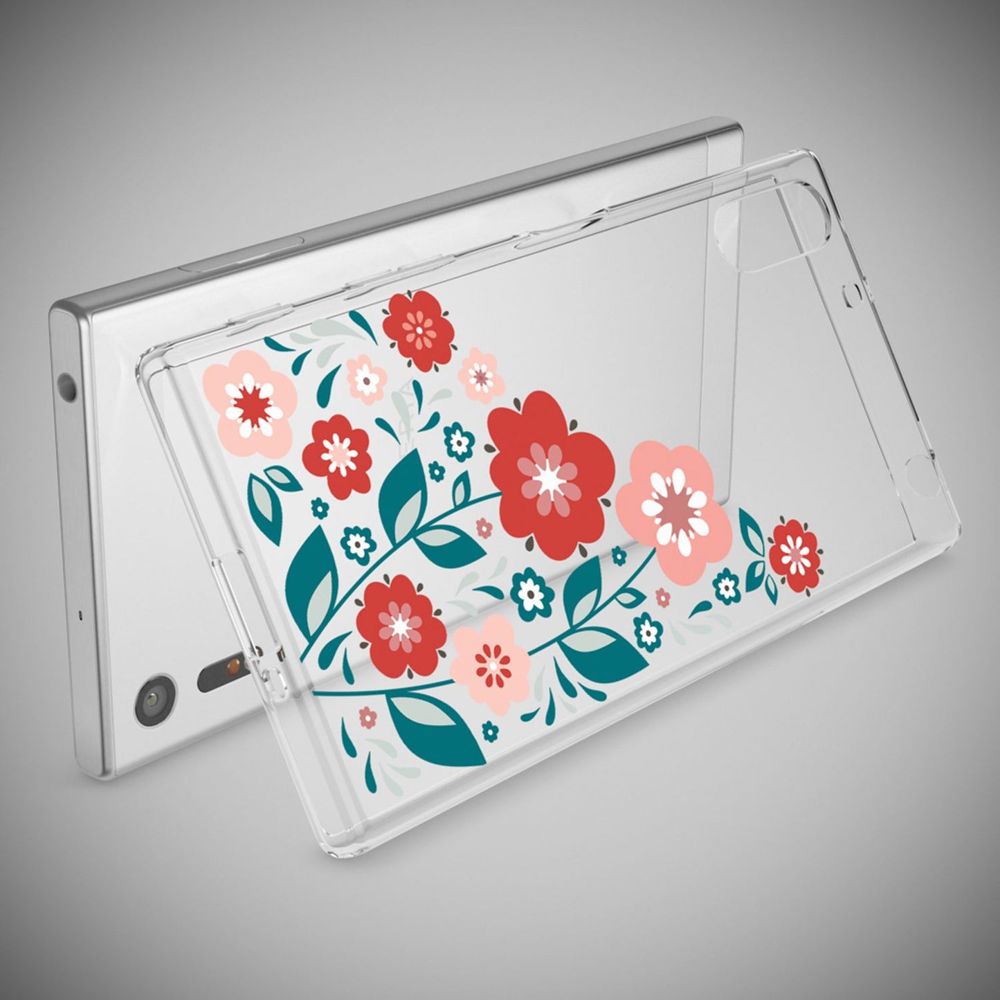 NALIA Handyhülle kompatibel mit Sony Xperia XZ, Slim Silikon Motiv Case Phone Cover Crystal Schutzhülle Dünn Durchsichtig, Etui Handy-Tasche Transparent Backcover Bumper