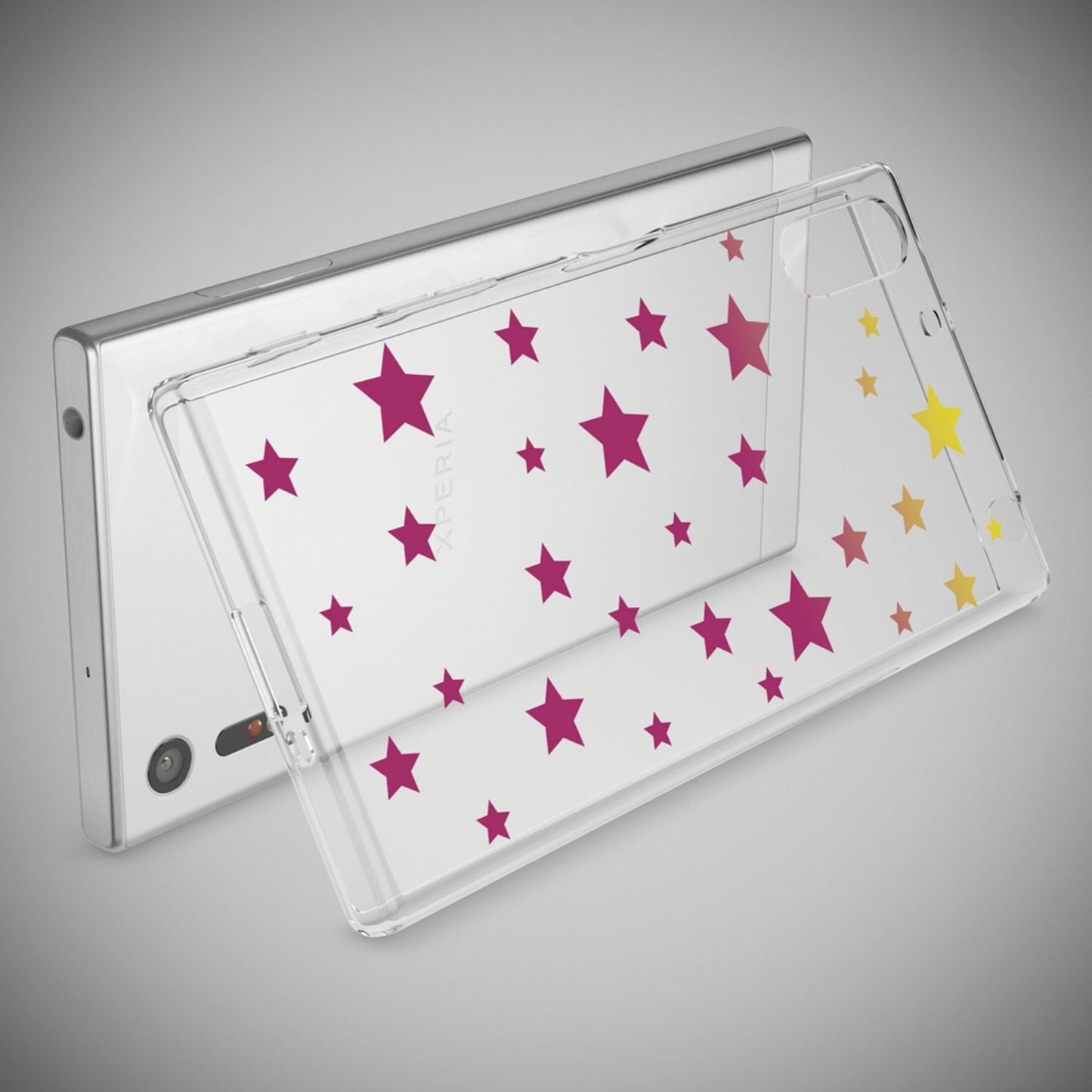 NALIA Handyhülle kompatibel mit Sony Xperia XZ, Slim Silikon Motiv Case Phone Cover Crystal Schutzhülle Dünn Durchsichtig, Etui Handy-Tasche Transparent Backcover Bumper