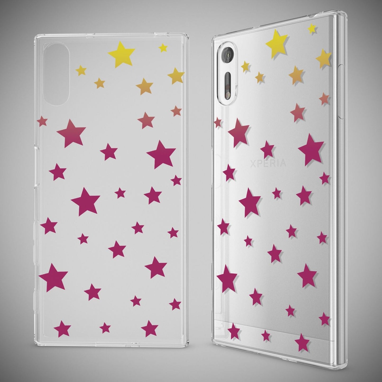 NALIA Handyhülle kompatibel mit Sony Xperia XZ, Slim Silikon Motiv Case Phone Cover Crystal Schutzhülle Dünn Durchsichtig, Etui Handy-Tasche Transparent Backcover Bumper