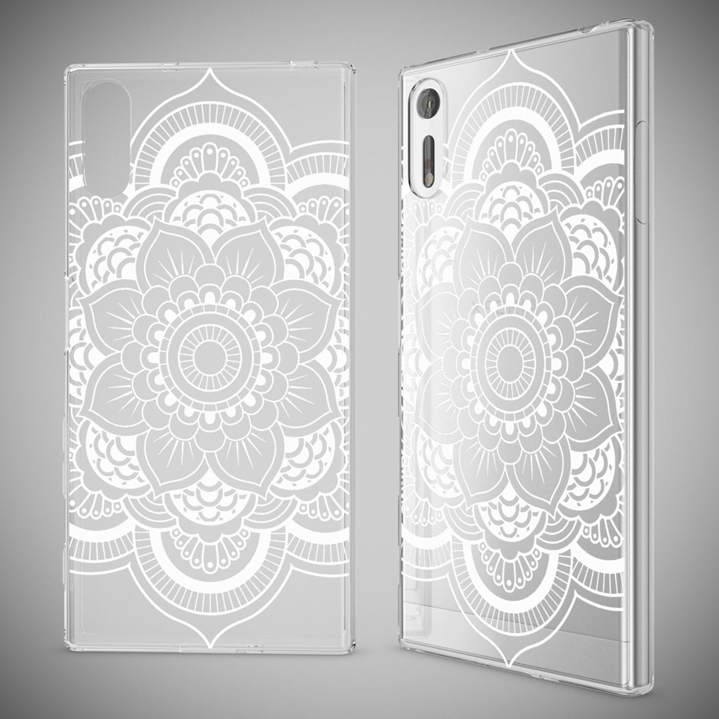 NALIA Handyhülle kompatibel mit Sony Xperia XZ, Slim Silikon Motiv Case Phone Cover Crystal Schutzhülle Dünn Durchsichtig, Etui Handy-Tasche Transparent Backcover Bumper