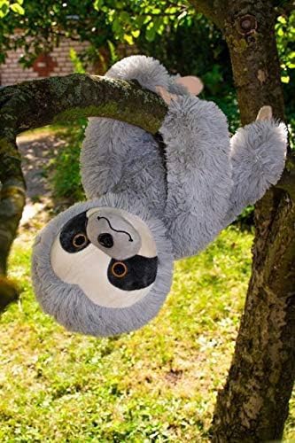 Fancy Faultier Kuscheltier 30 cm Kuschel Faultier Plüsch Sloth Stofftier Plüschtier Süß Plush lustige Geschenk für Kinder und Erwachsene, Mädchen und Jungen