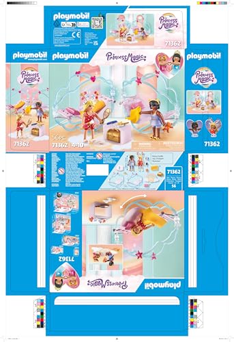 PLAYMOBIL Princess Magic 71360 Heavenly Baby Cloud, Magic Nursery in the Clouds, Includes Baby Cradle, Rocking Horse, Teddy Bear and More, Toy for Children from 4 Years
