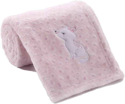 CREVENT Kleine Flauschige warme Baby-Überwurfdecke für Jungen, Kleinkinder, Kinderbett, Kinderwagen, 75 cm x 100 cm, graue Wolke